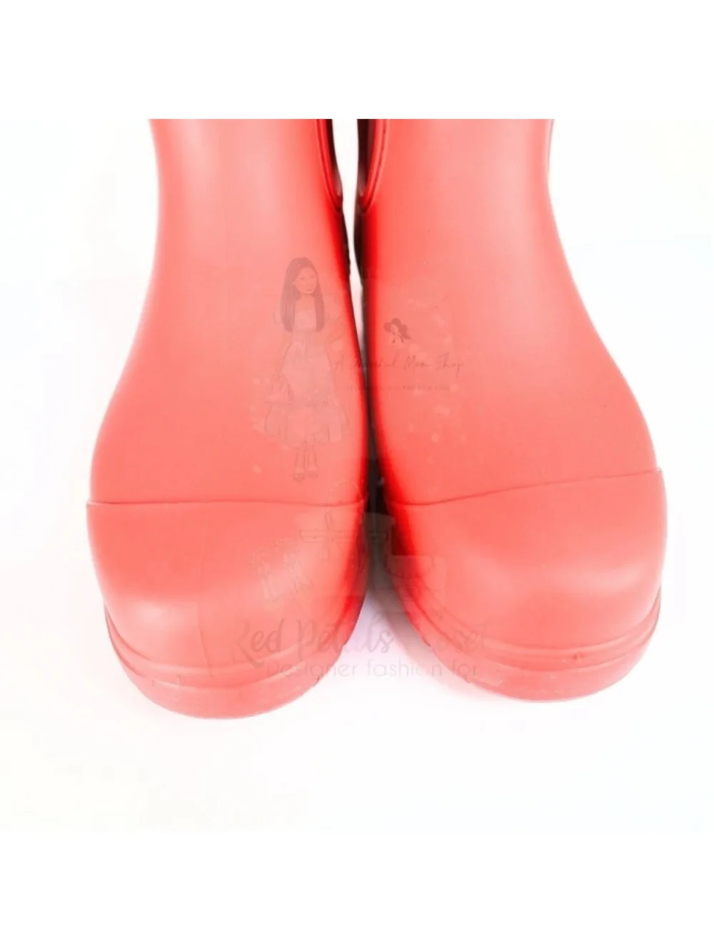 UGG Droplet Women's Rain Boot Shoes - Samba Red, Size 7